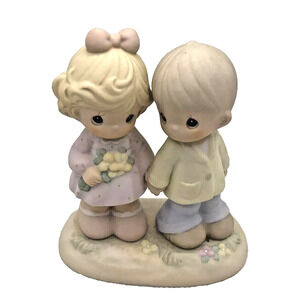Precious Moments You're Forever In My Heart Boy Girl 139548 1996 Enesco
